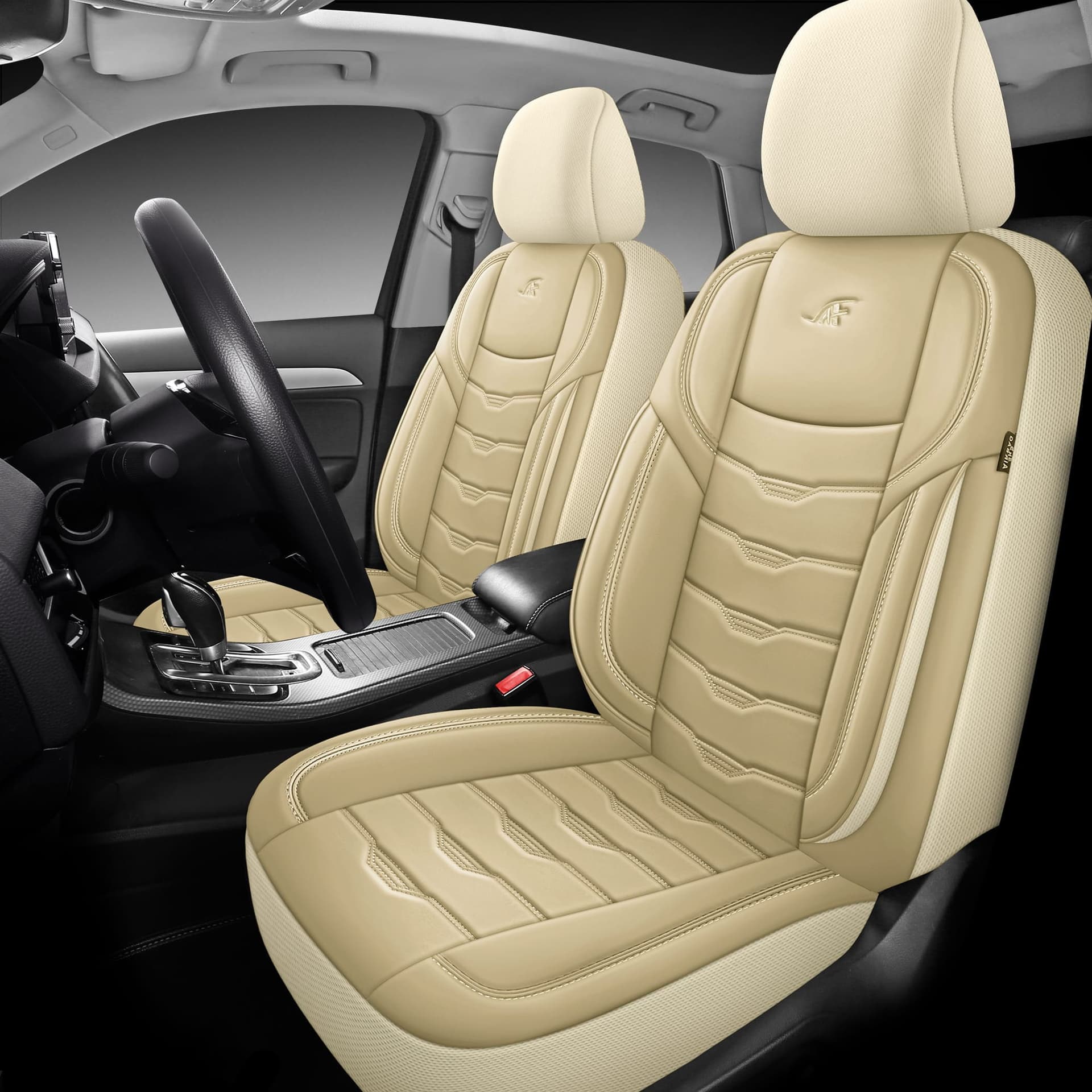 Beige/Kunstleder