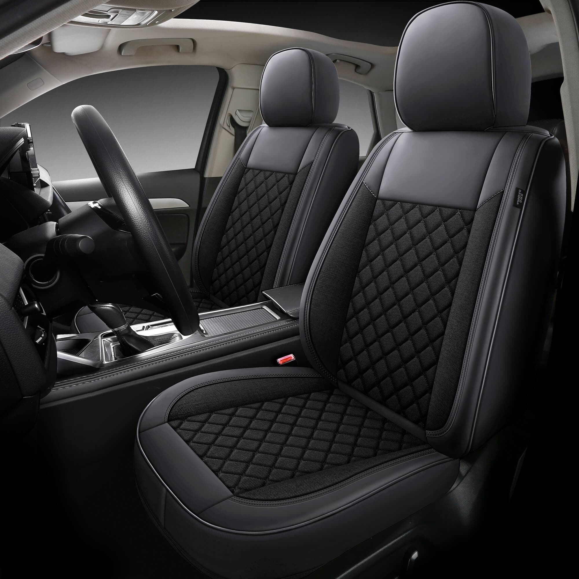 Autositzbezüge für Mercedes G Klasse W461 W462 W463 | 2er-Set | Hochwertiges Kunstleder (Skai) | CLS900-Serie