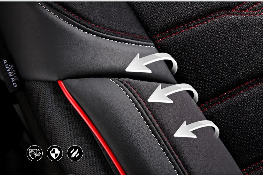 Autositzbezüge für Audi Q5 FY | Komplettset für die Vordersitze | AID-Serie 6