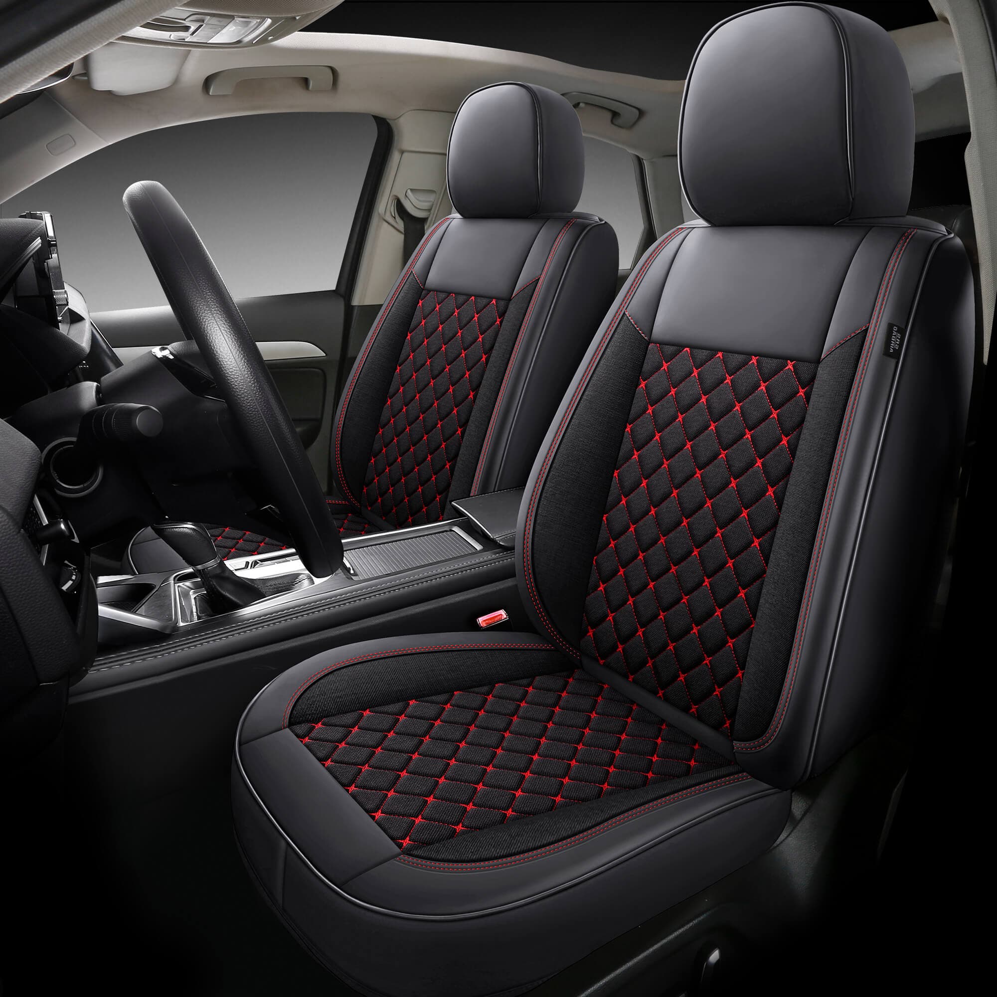 Autositzbezüge für Kia Sportage 3 SL | 2er-Set | Hochwertiges Kunstleder (Skai) | CLS900-Serie 11