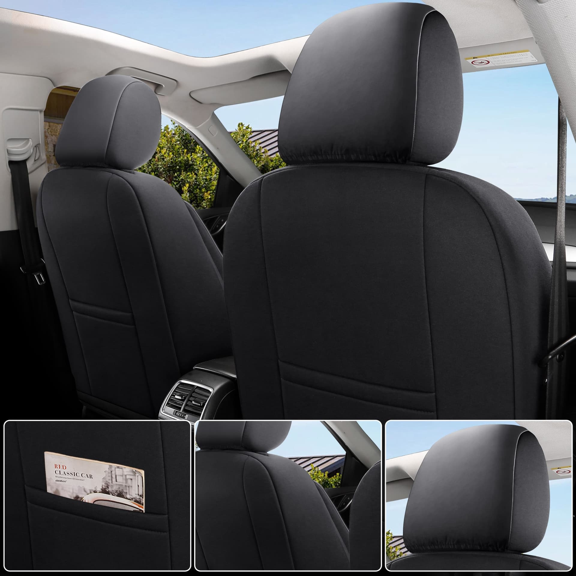 Autositzbezüge für Jaguar XF 2 | Komplettset für die Vordersitze | AIE-Serie 3