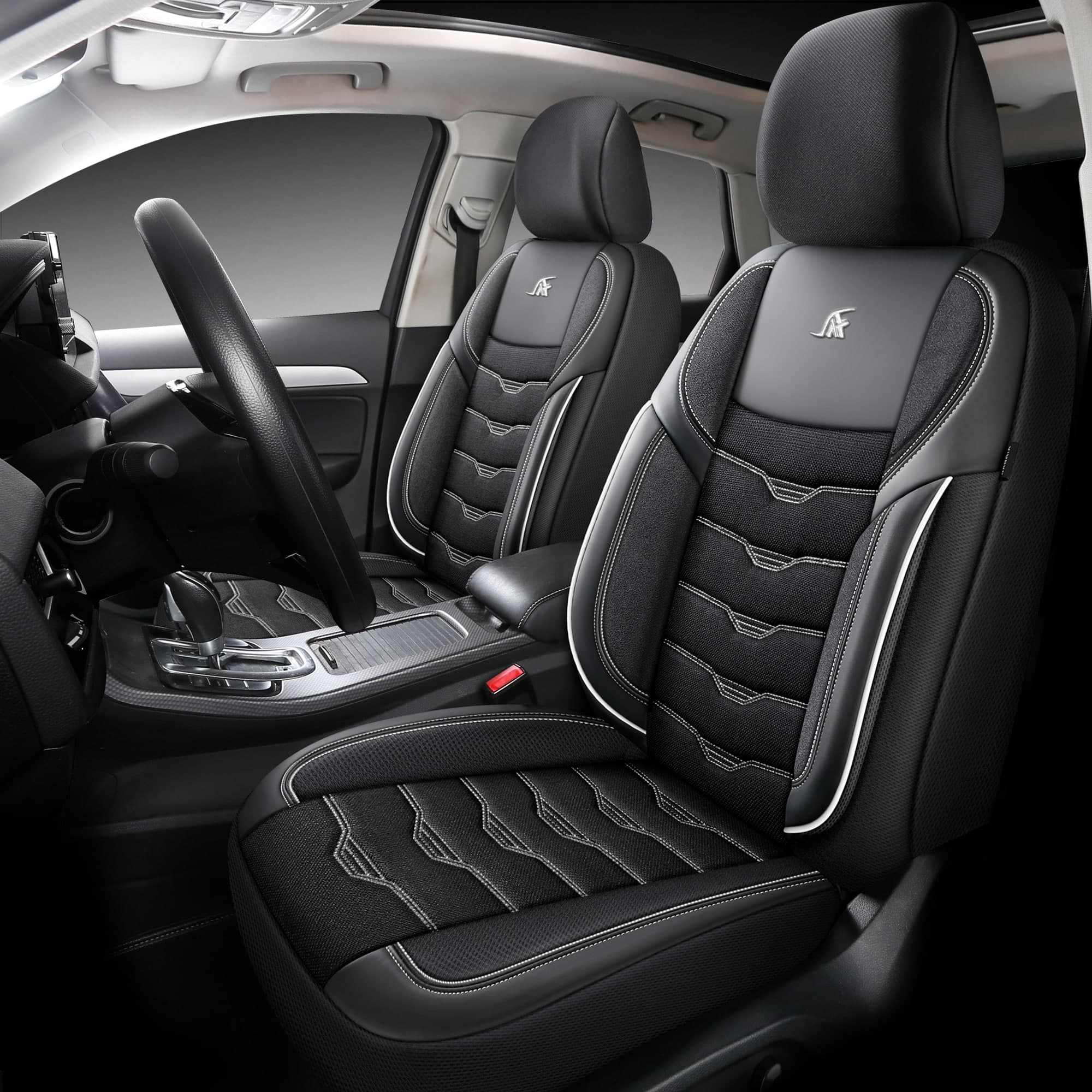 Autositzbezüge für Audi Q3 8U | Komplettset für die Vordersitze | AID-Serie 14
