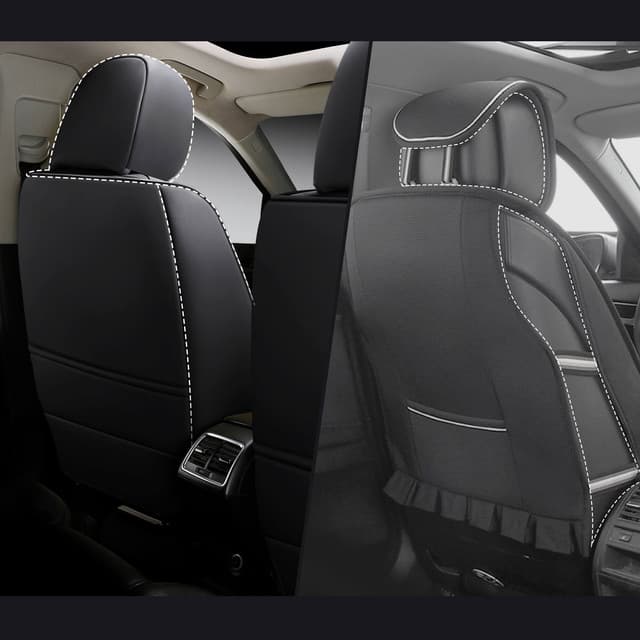Autositzbezüge für BMW X5 E53 | 2er-Set | Hochwertiges Kunstleder (Skai) | CLS900-Serie 5