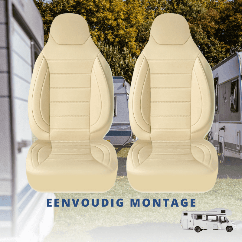 Wohnmobil-Sitzbezüge für Citroën Jumper | Mit Armlehnenbezügen | 2er-Set | CBS-Serie 12