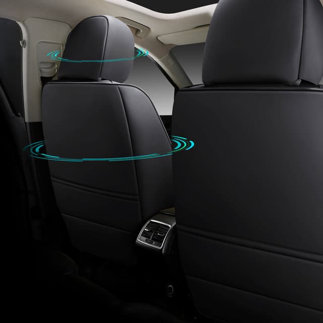 Autositzbezüge für Land Rover Discovery Sport 1 | 2er-Set | Hochwertiges Kunstleder (Skai) | CLS900-Serie 8