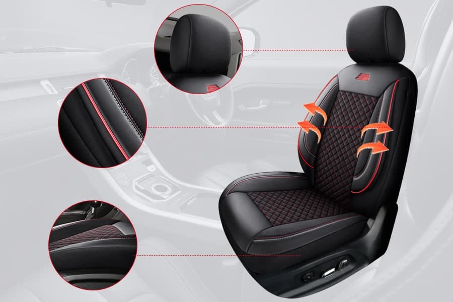Autositzbezüge für Subaru Forester S5 in pasvorm | Komplettset für Vordersitze | AIS-Serie 5