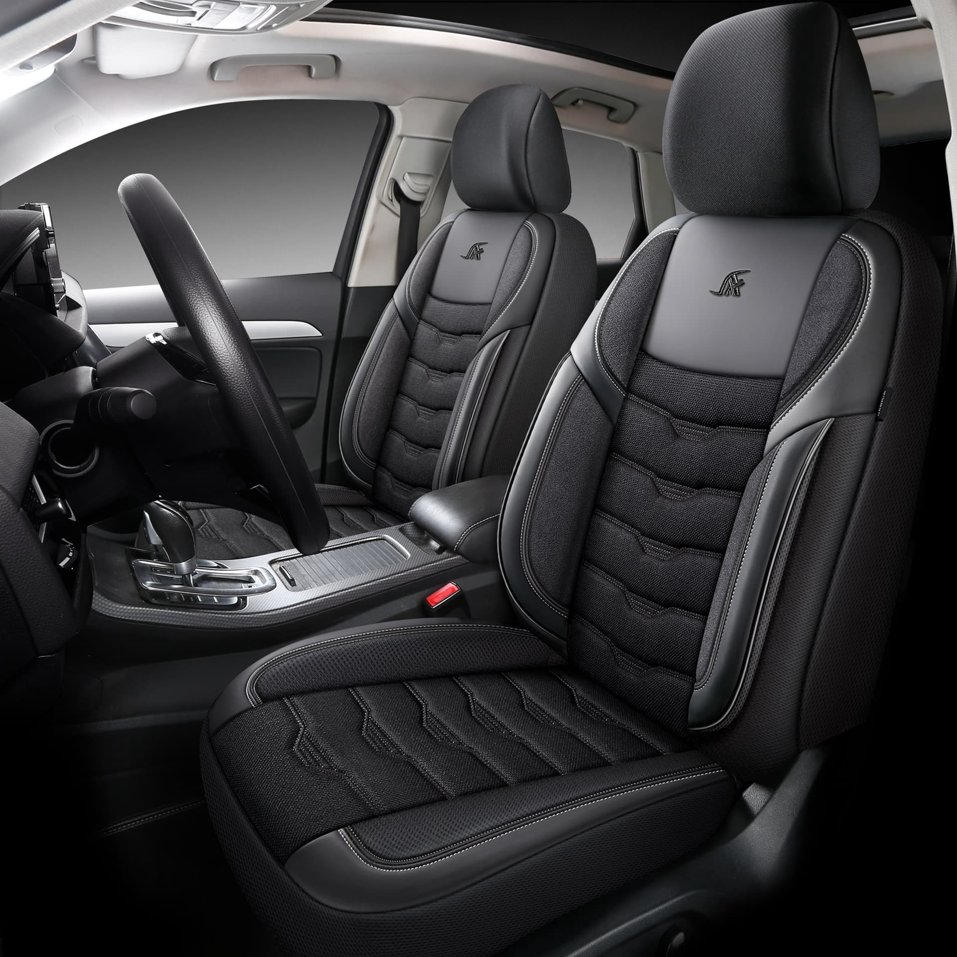 Autositzbezüge für Audi A8 D5 | Komplettset für die Vordersitze | AID-Serie 11