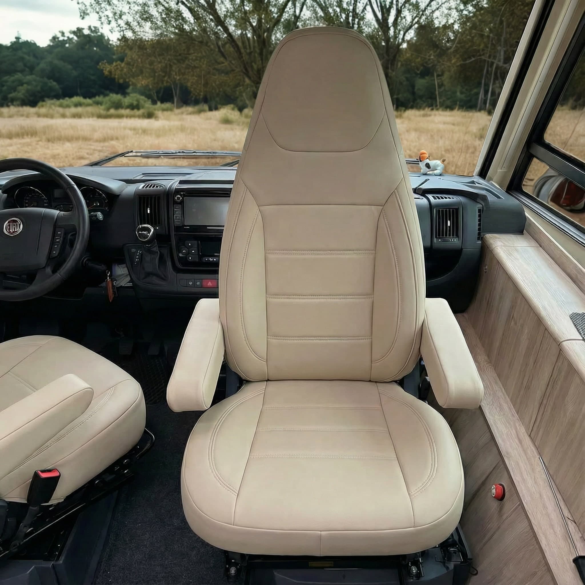 Wohnmobil-Sitzbezüge für Citroën Jumper | Mit Armlehnenbezügen | 2er-Set | CBS-Serie 2