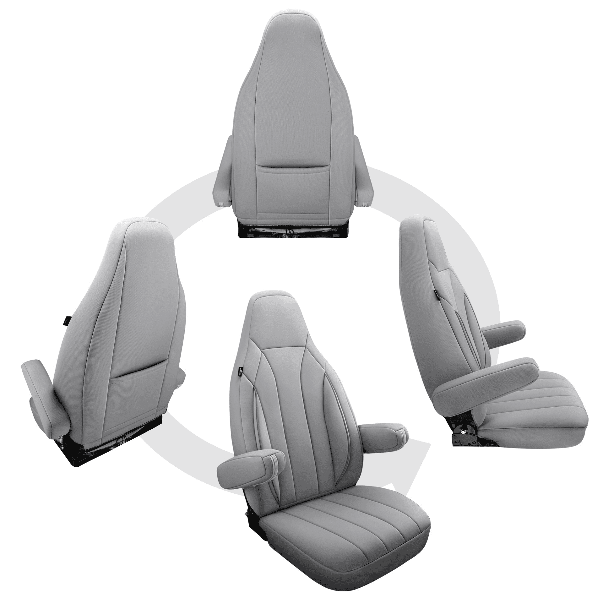 Camper stoelhoezen voor Frankia Neo | Met armleuning hoezen | Set van 2 | CIM2 Serie