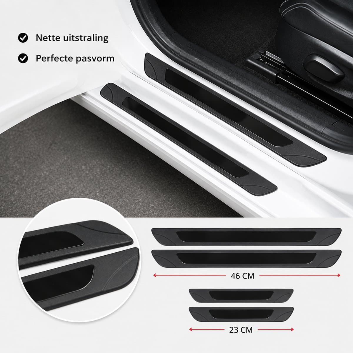 Einstiegsleisten für den Nissan Pulsar – 4er-Set | TS Serie 10