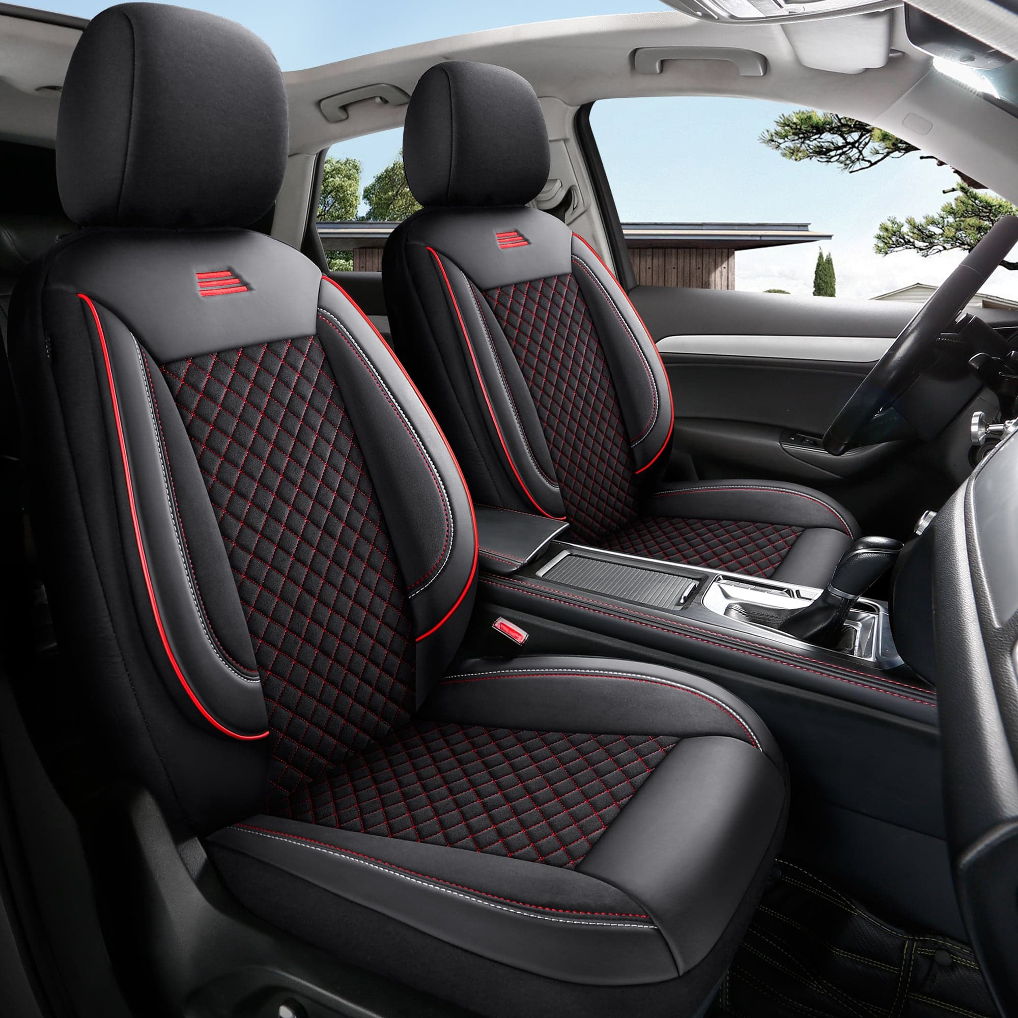 Autositzbezüge für Hyundai Nexo in pasvorm | Komplettset für Vordersitze | AIS-Serie
