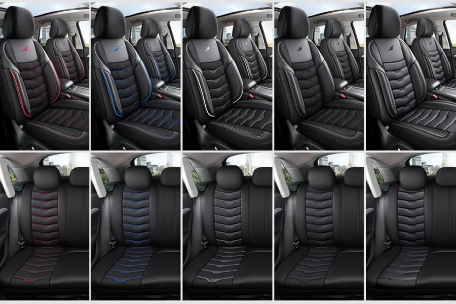 Autositzbezüge für Toyota Camry 6 | Komplettset für die Vordersitze | AID-Serie