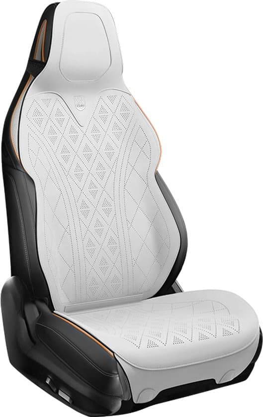 Autostoelbeschermer | Zit- en rugkussen | Set van 2 | M13 Serie - Wit