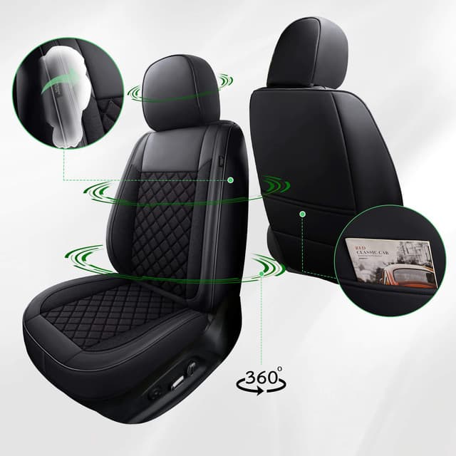 Autositzbezüge für Nissan Pulsar | 2er-Set | Hochwertiges Kunstleder (Skai) | CLS900-Serie 3